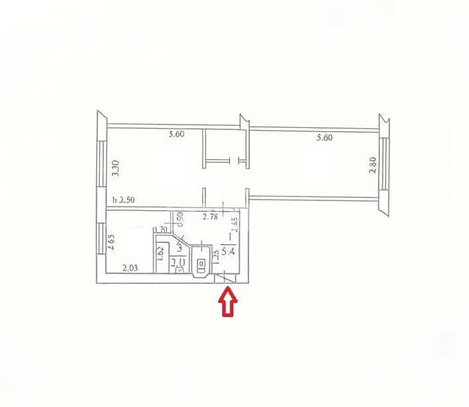 2-комн. квартира, 49 м² — миниатюра 19