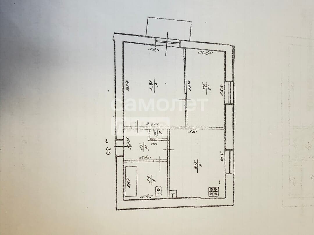 2-комн. квартира, 46 м² — миниатюра 19