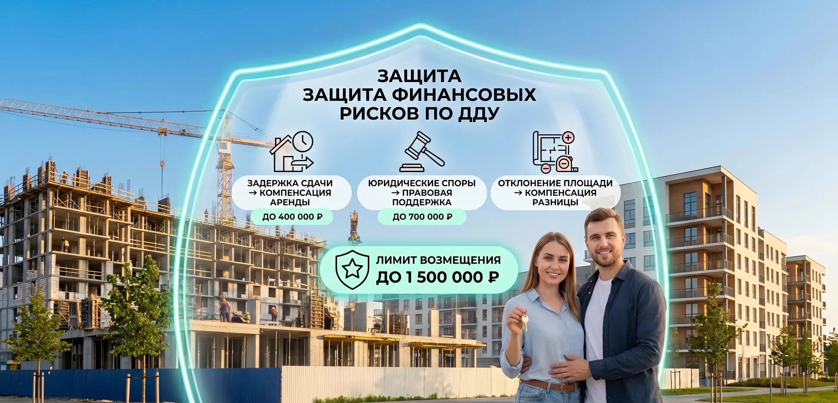 Защитите вложения в новостройку ещё до получения ключей